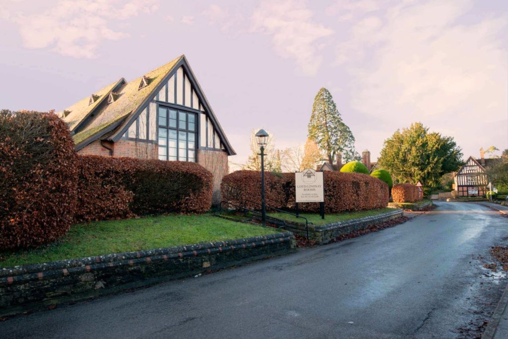 Exterior of Loyd Lindsay Rooms on the High Street in Ardington Oxfordshire, OX12 8PS