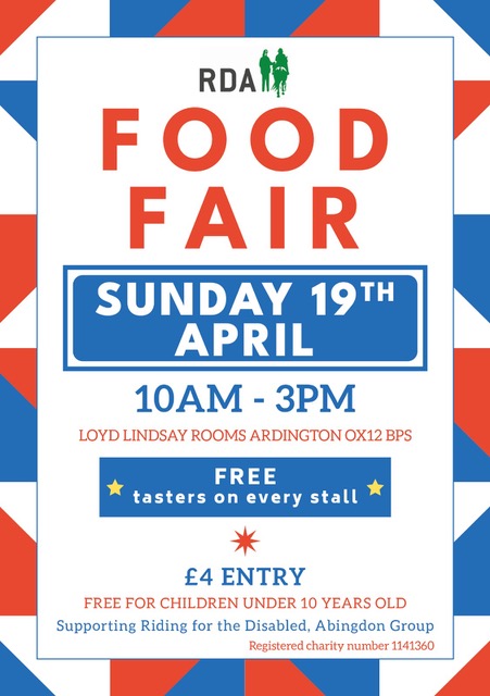 RDA Food Fair poster at LLR