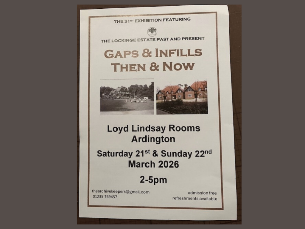 Past & Present annual event at Loyd Lindsay Rooms