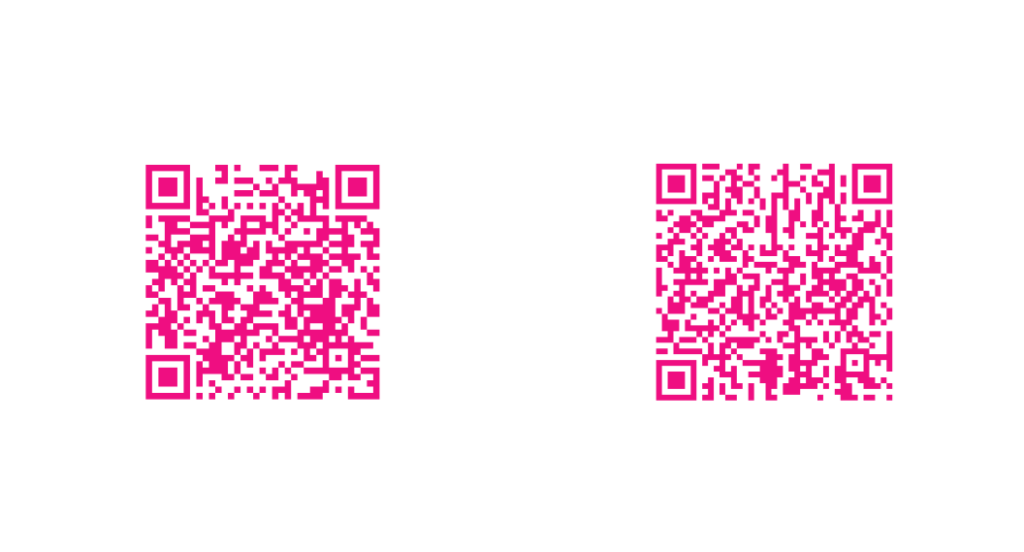 QR codes to book the pet care workshop at LLR