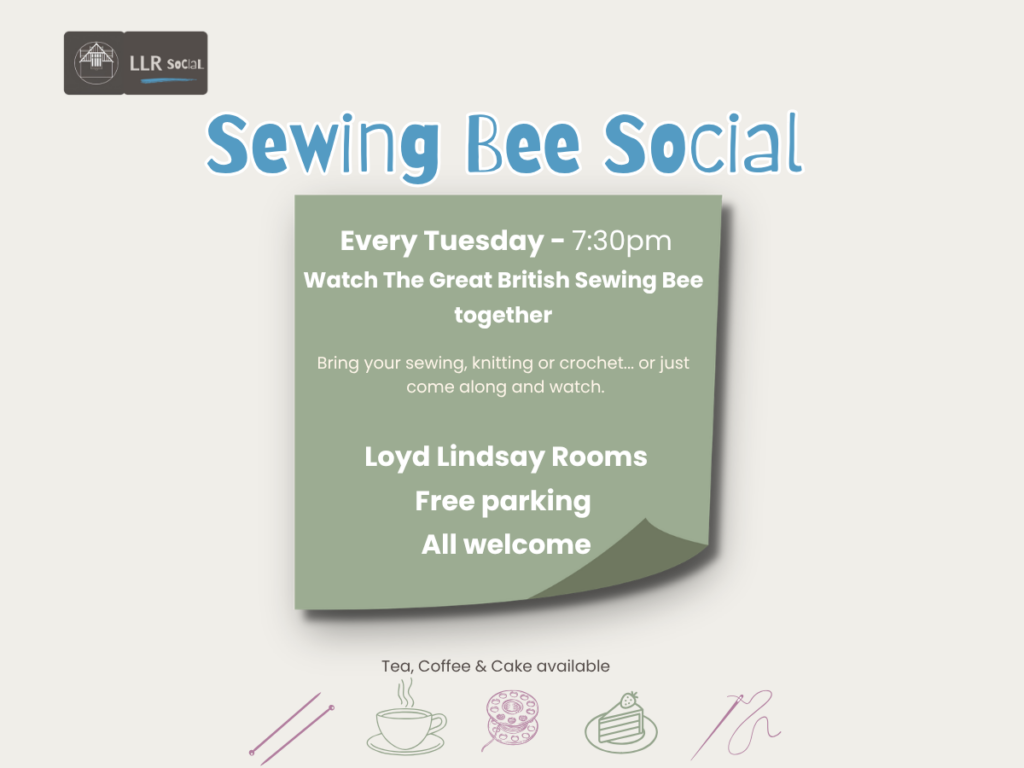 New social at LLR Tuesdays 7:30pm